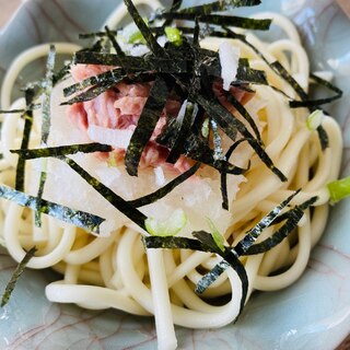 みぞれシーチキン冷やしうどん